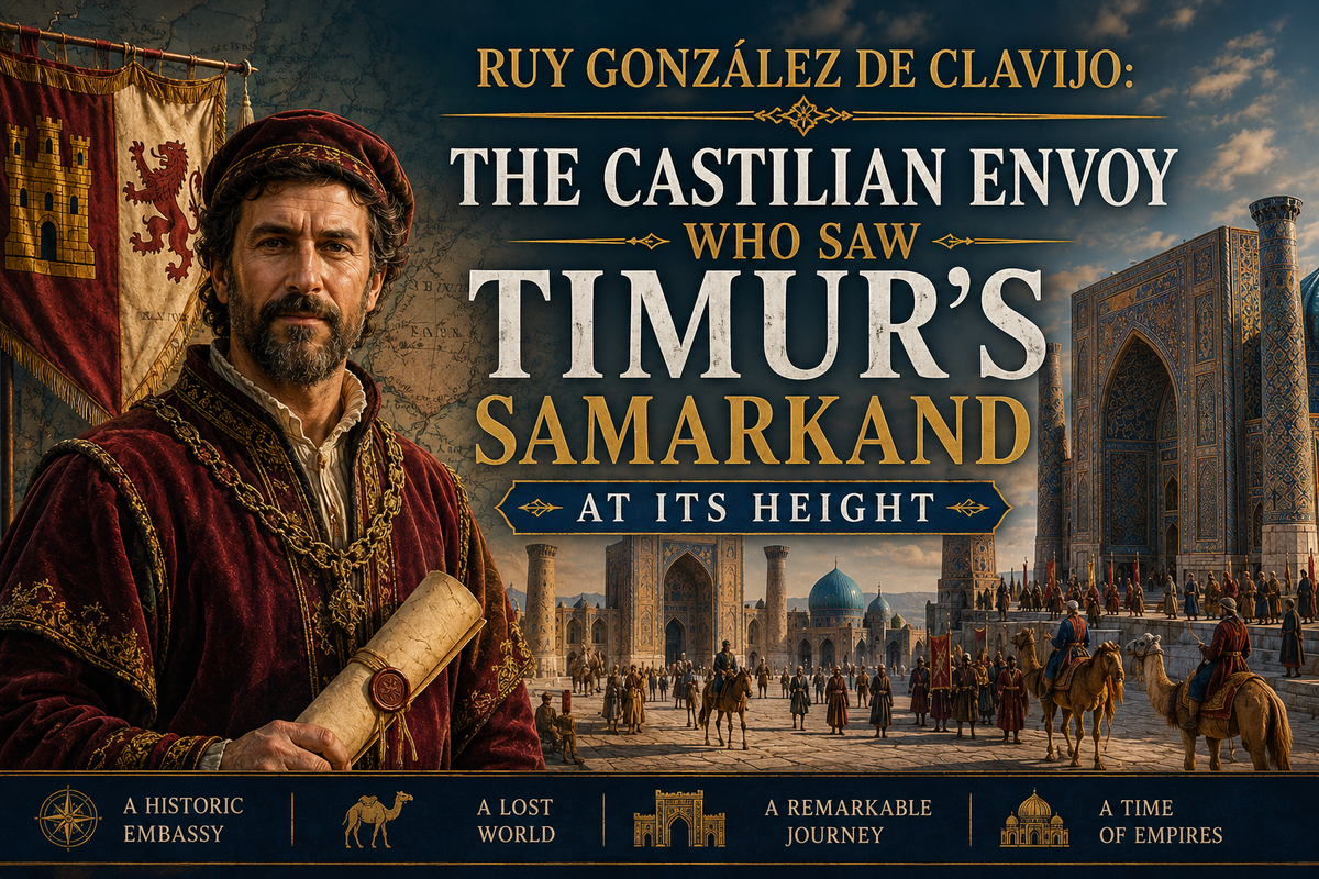 Ruy González de Clavijo: The Castilian Envoy Who Saw Timur’s Samarkand at Its Height