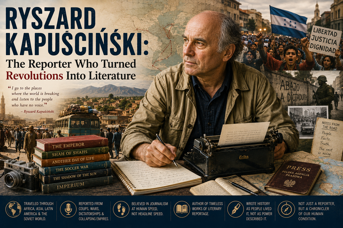 Ryszard Kapuściński: The Reporter Who Turned Revolutions Into Literature