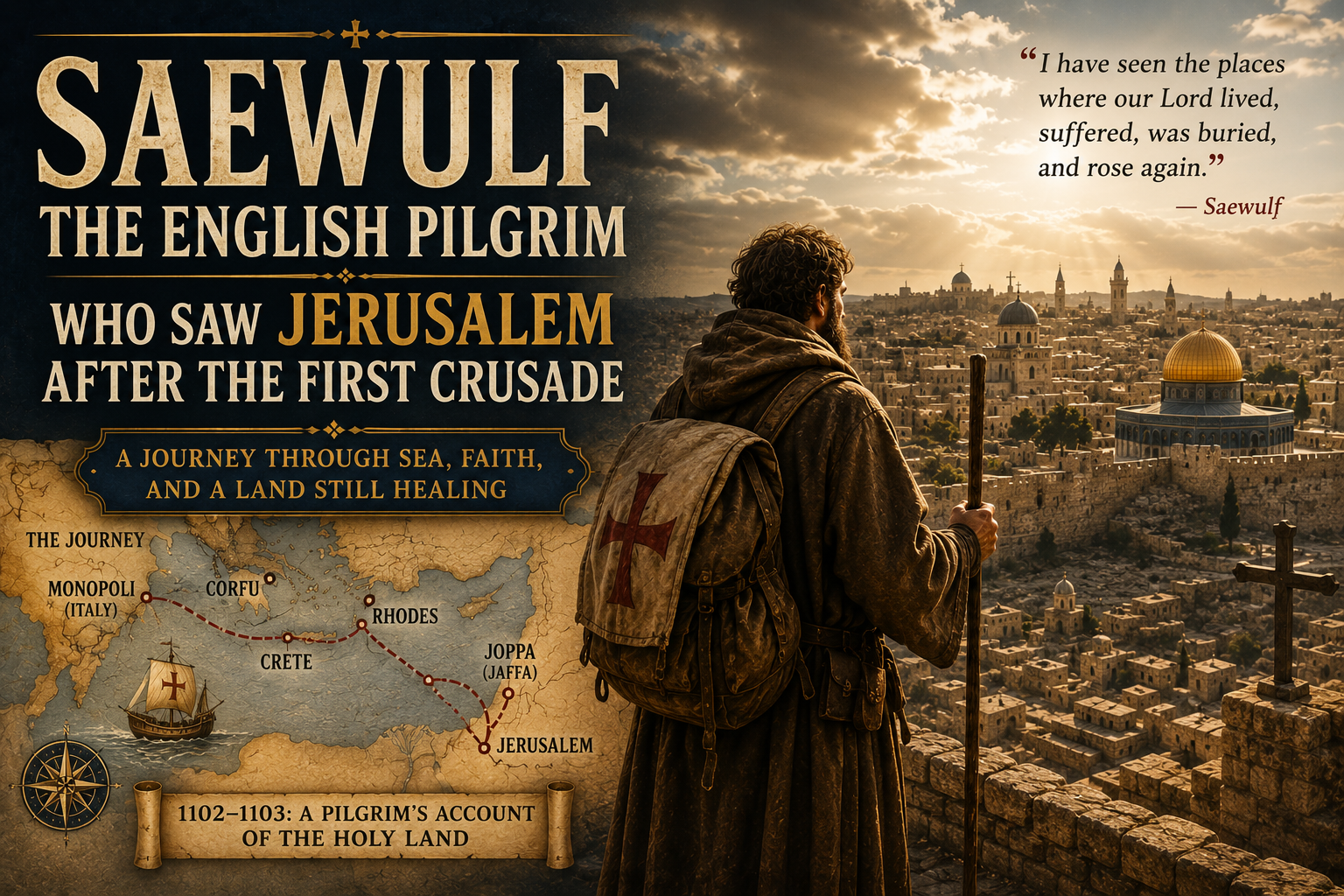 Saewulf: The English Pilgrim Who Saw Jerusalem After the First Crusade