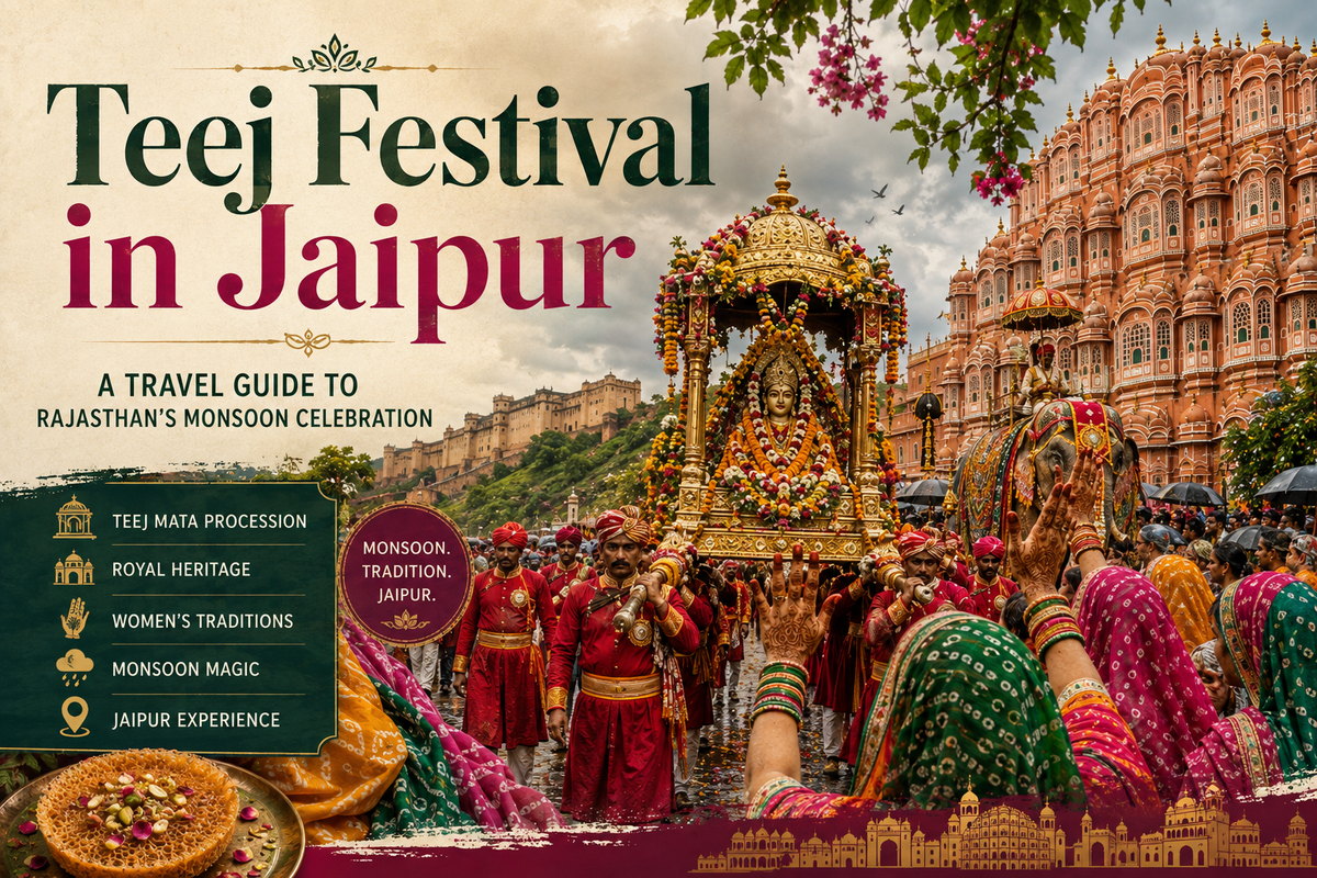 Teej Festival in Jaipur: A Travel Guide to Rajasthan’s Monsoon Celebration