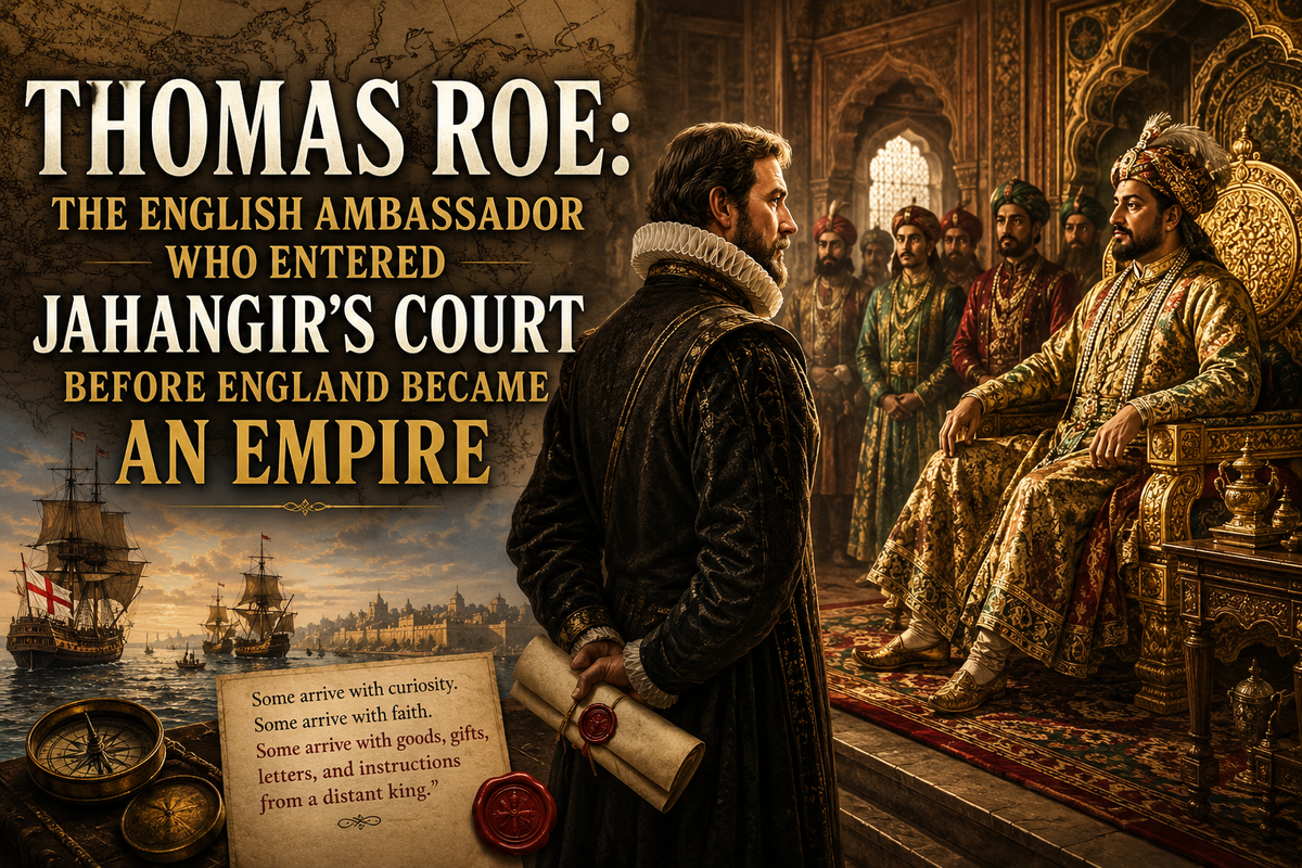 Thomas Roe: The English Ambassador Who Entered Jahangir’s Court Before England Became an Empire