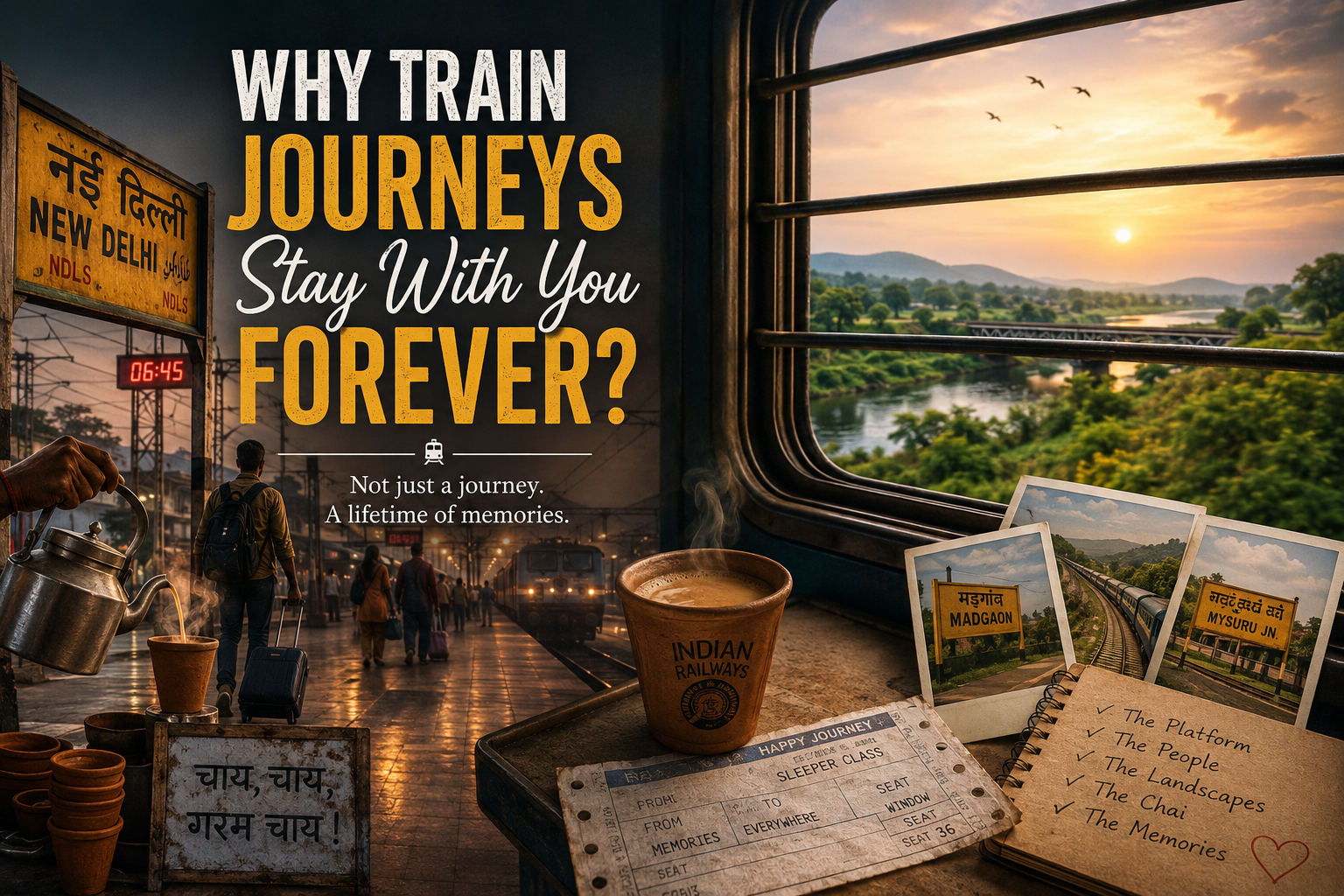 🚂Why Train Journeys Stay With You Forever?🤔