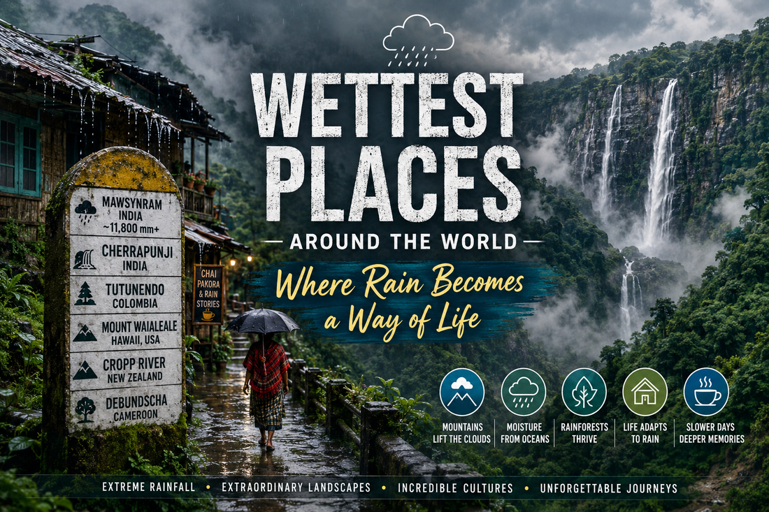 Wettest Places around the World - Where Rain Becomes a Way of Life