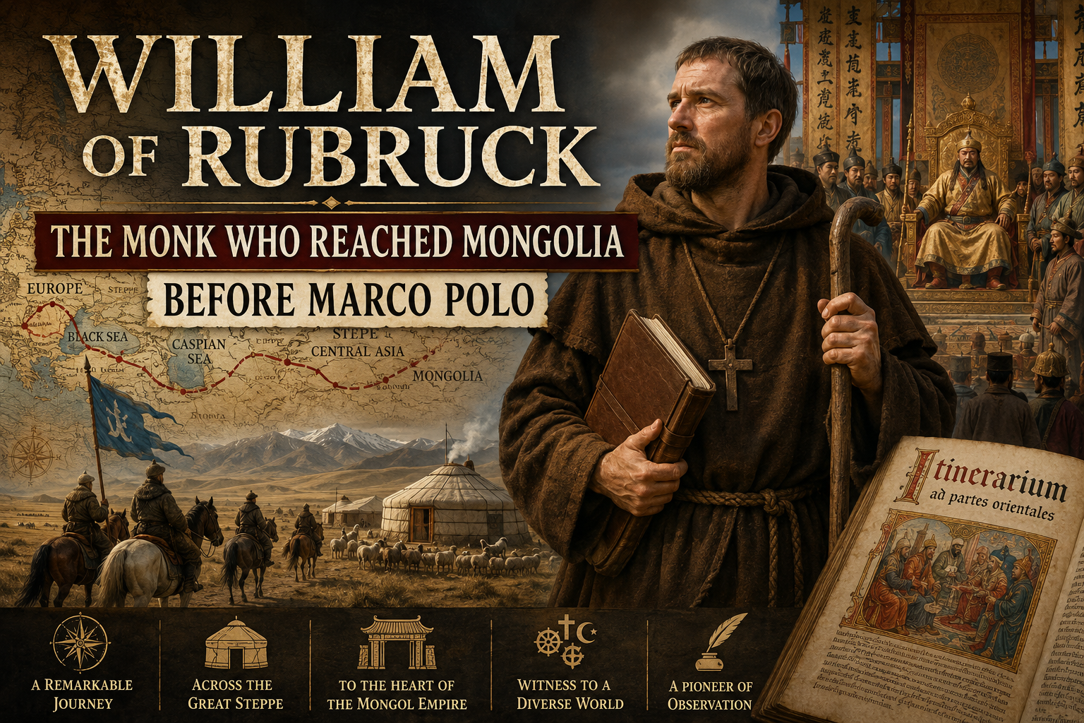 William of Rubruck: The Monk Who Reached Mongolia Before Marco Polo