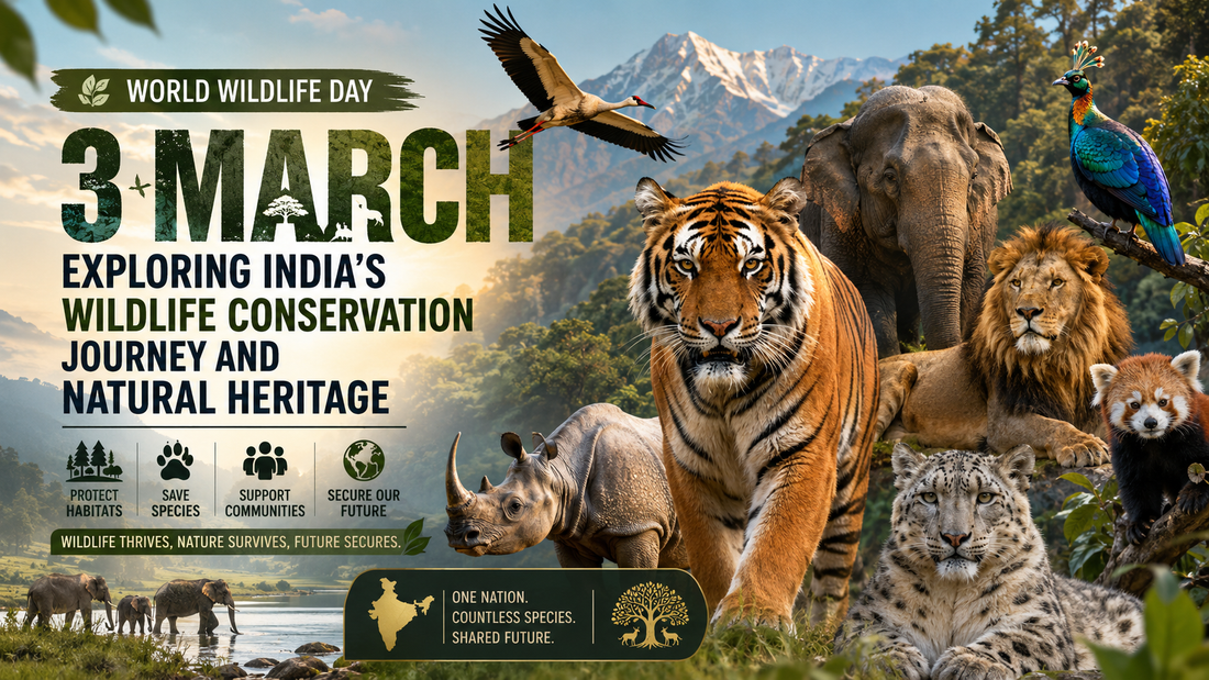 World Wildlife Day (3 March): Exploring India's Wildlife Conservation Journey and Natural Heritage