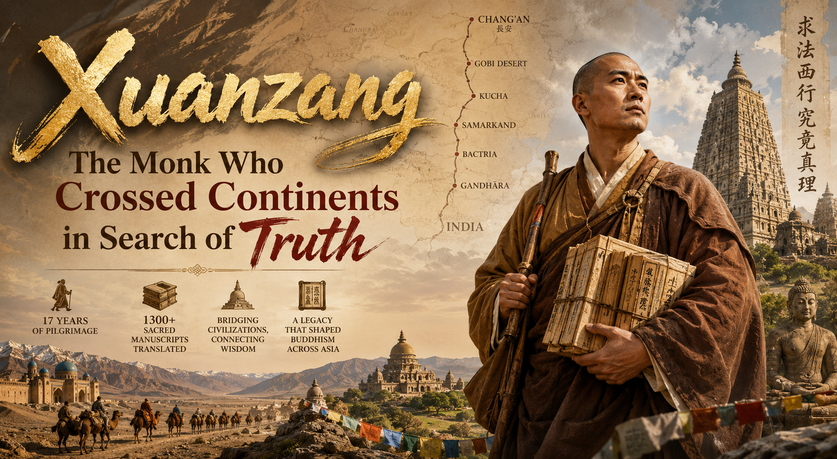 Xuanzang: The Monk Who Crossed Continents in Search of Truth