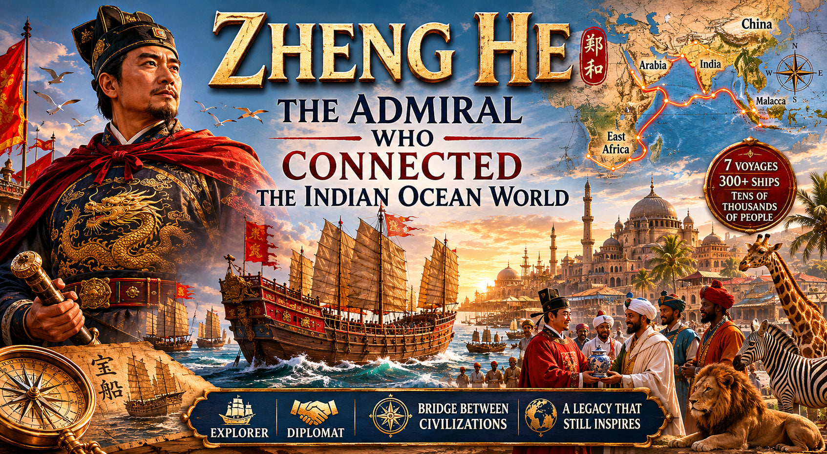 Zheng He: The Admiral Who Connected the Indian Ocean World