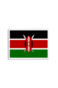 Kenya Flag Patch White