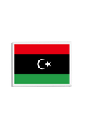 Libya Flag Patch White