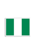 Nigeria Flag Patch White