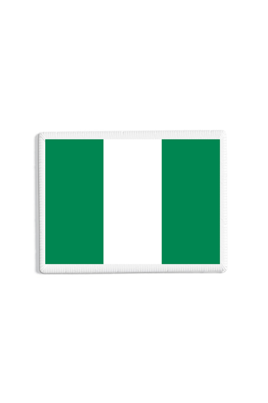 Nigeria Flag Patch White