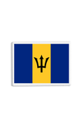 Barbados Flag Patch