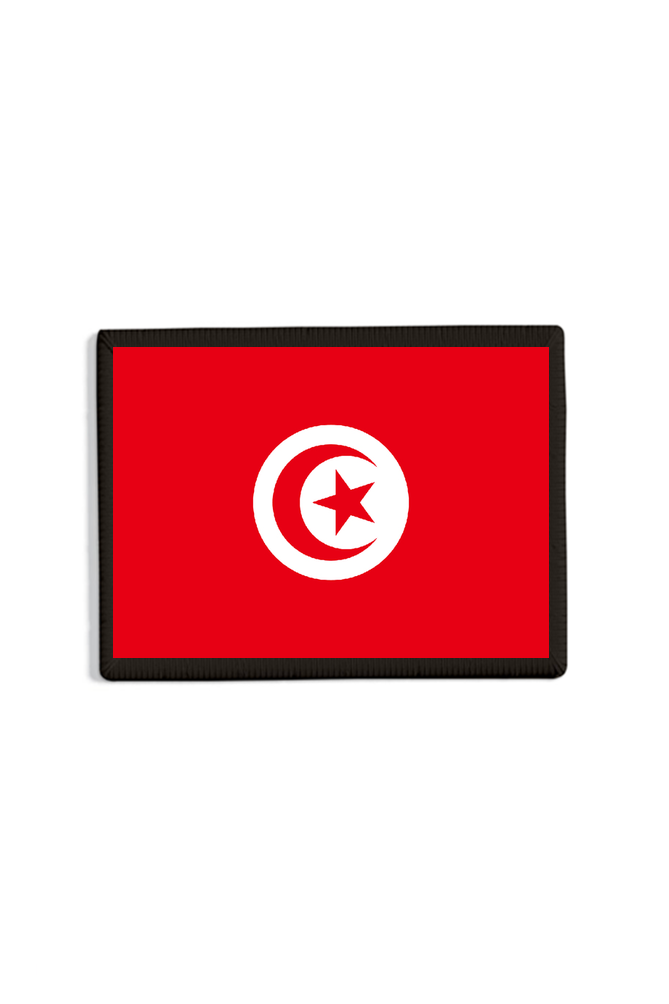 Tunisia Flag Patch Black