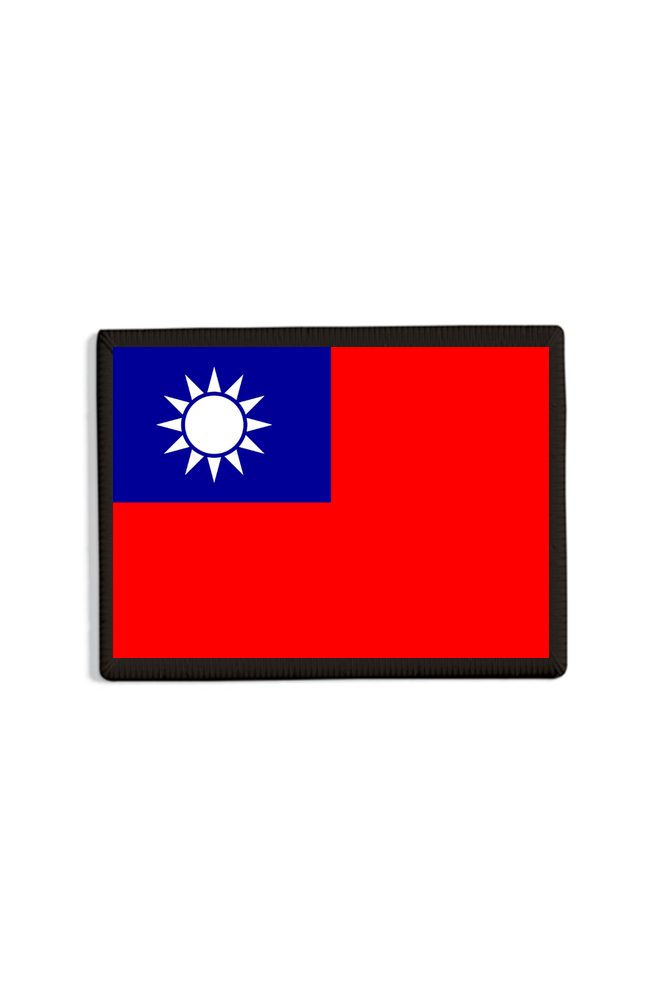Taiwan Flag Patch Black