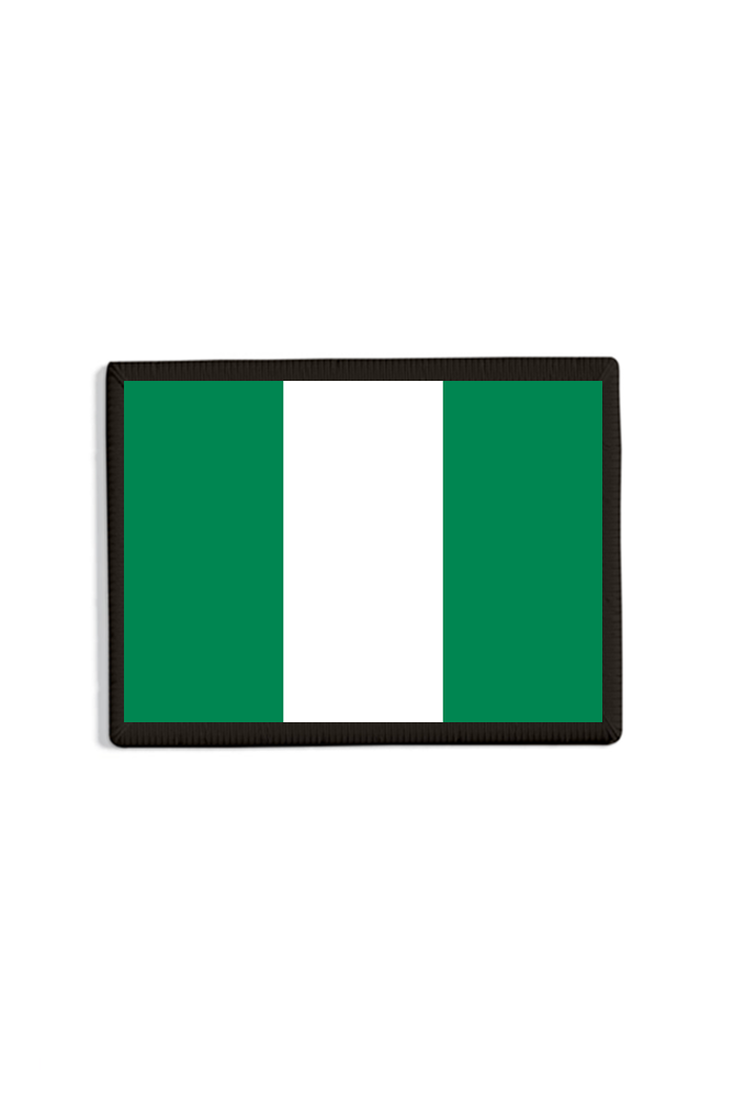 Nigeria Flag Patch Black