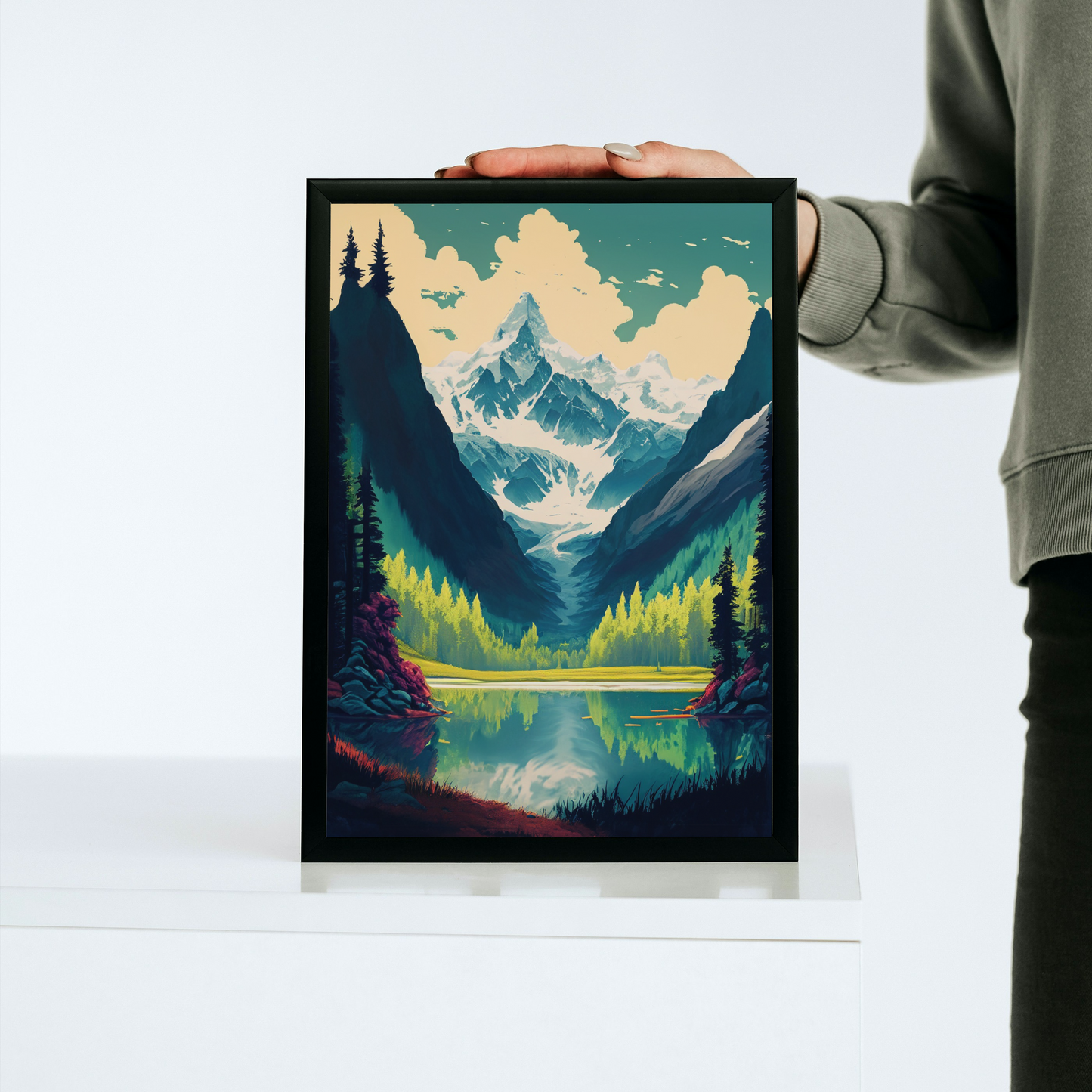 Way to the Mountain Poster