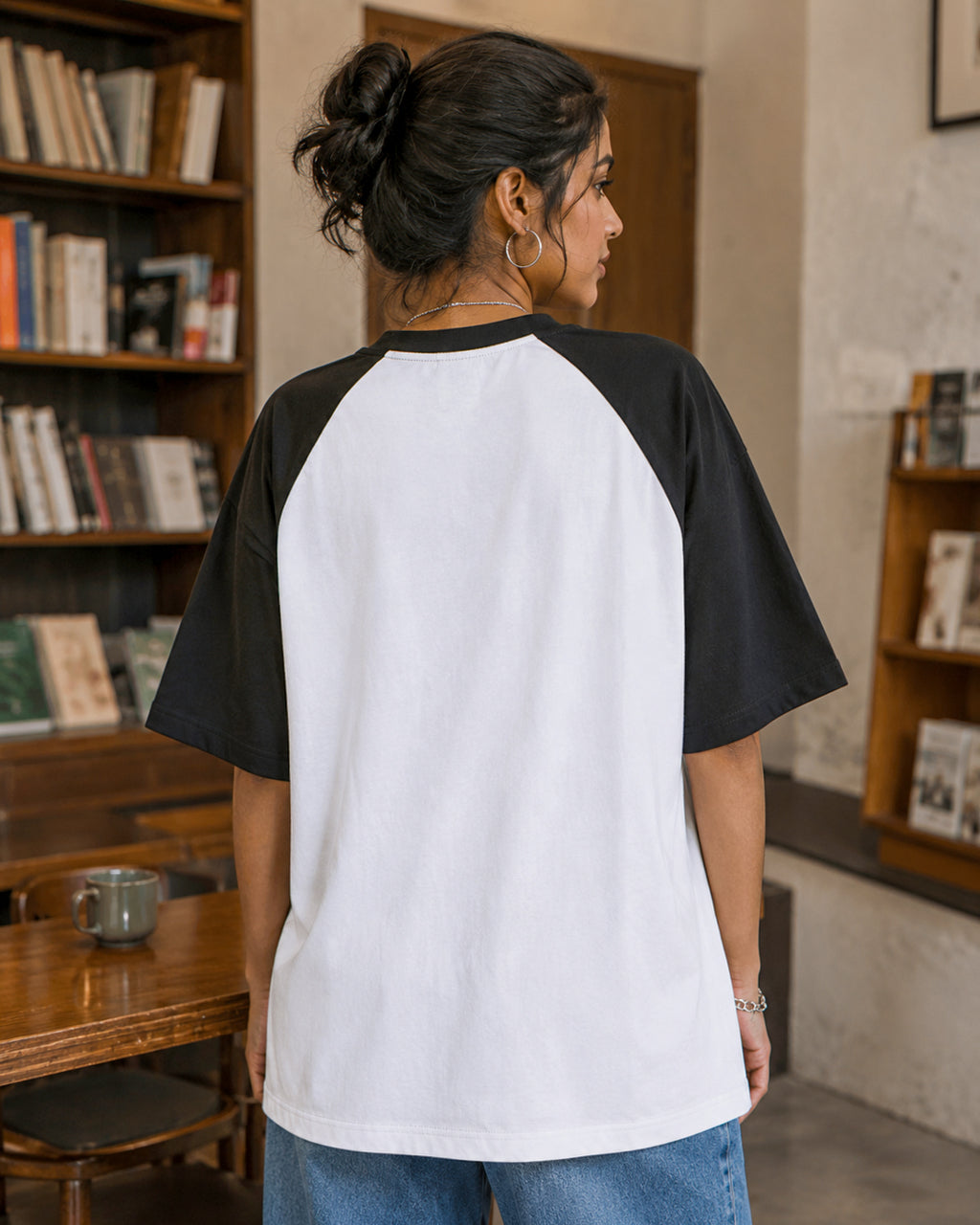 Plain Oversized Raglan T-shirt