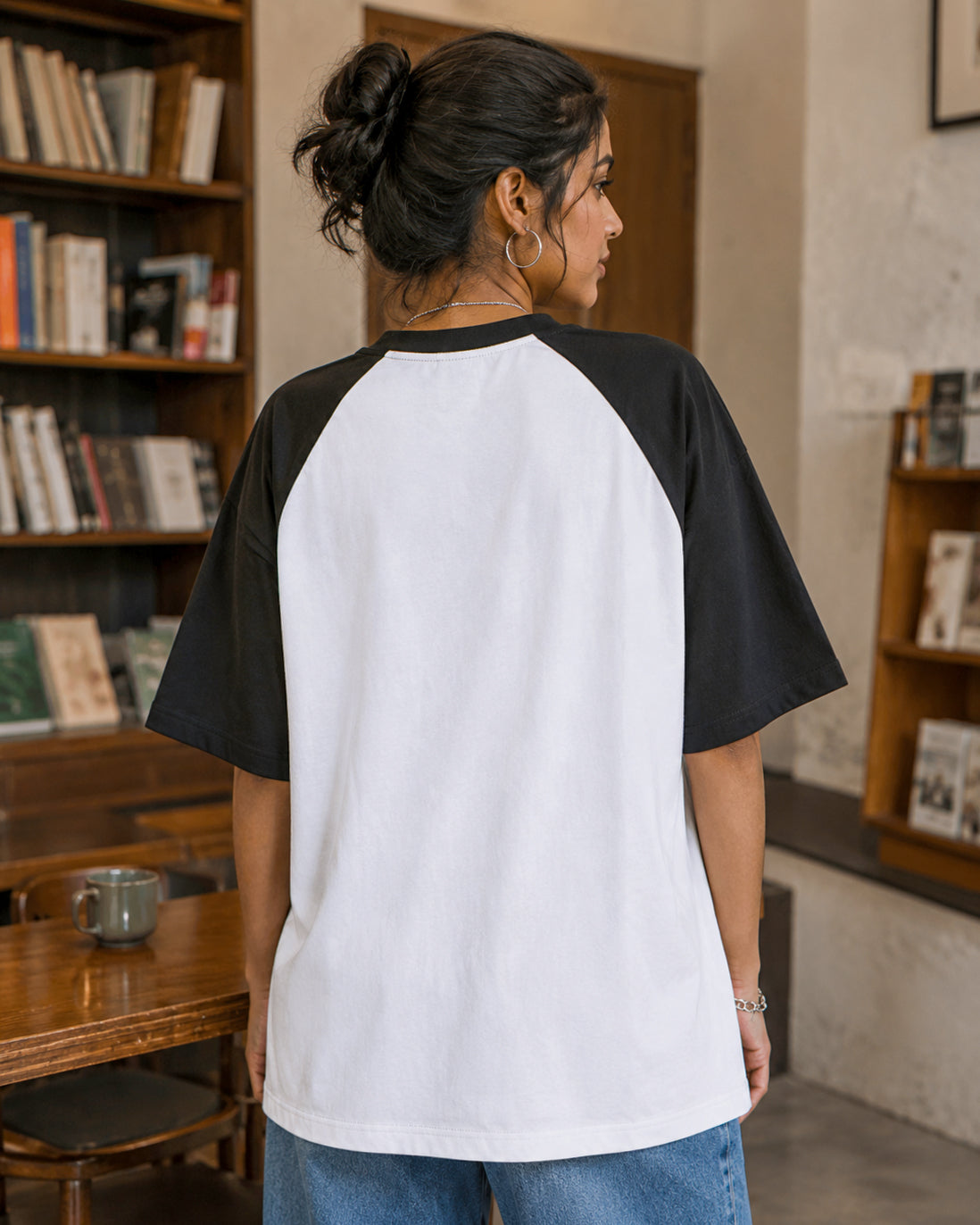 Plain Oversized Raglan T-shirt