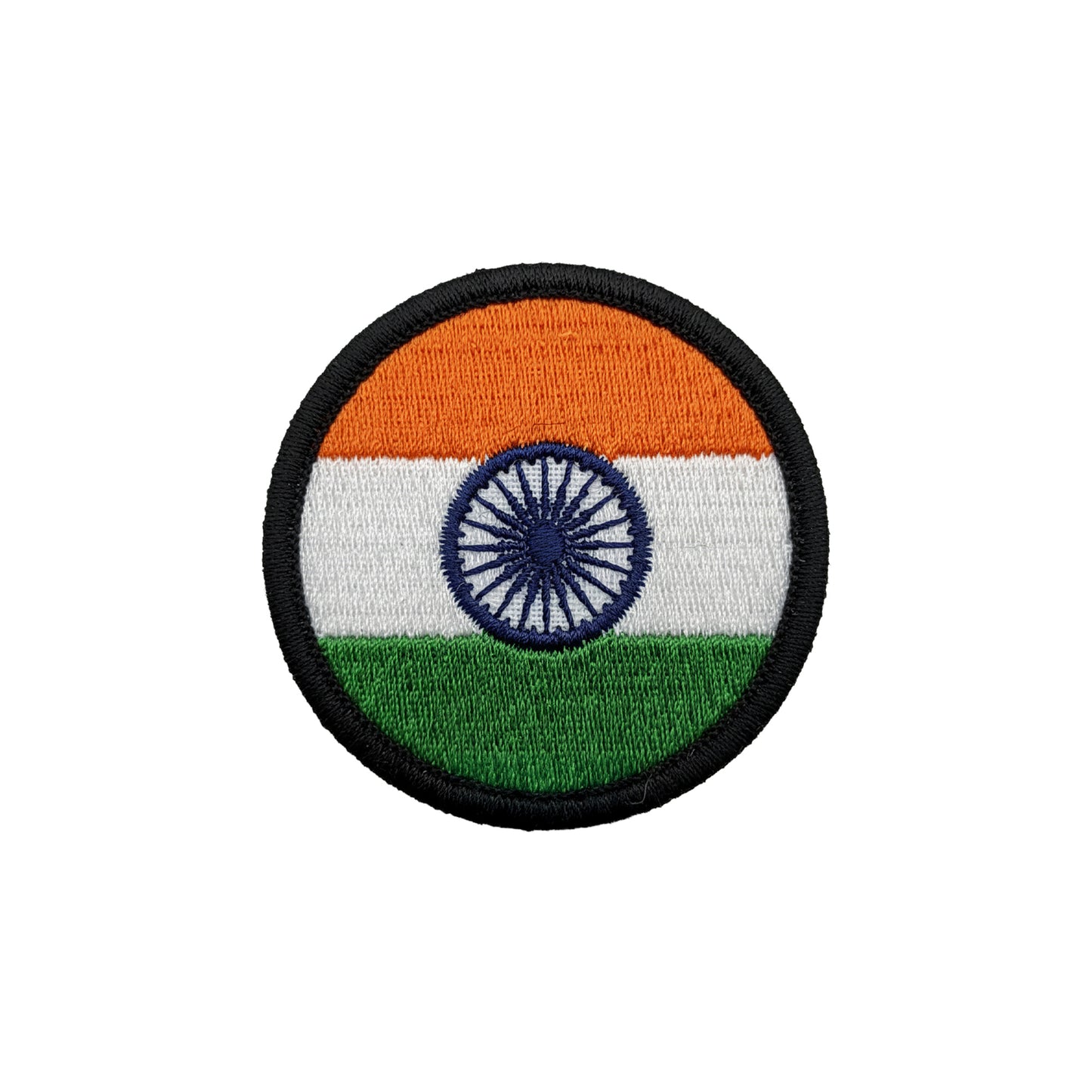 Bharat Flag Patch Round