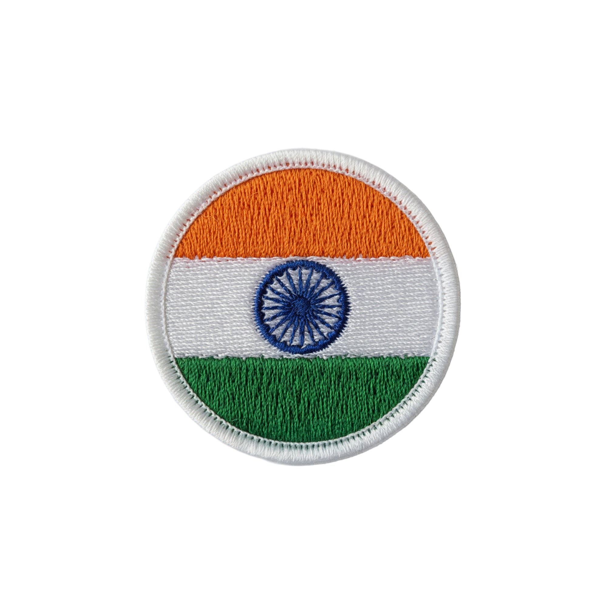 Bharat Flag Patch Round