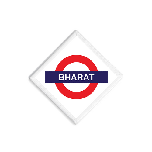 Bharat Railway Signboard Patch