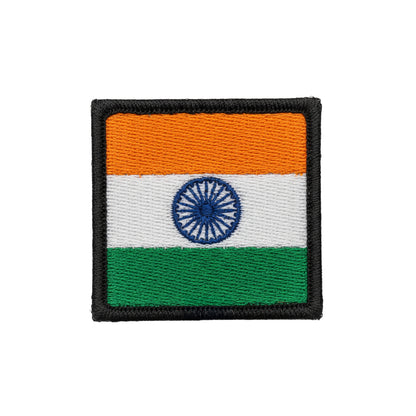 Bharat Flag Patch Square