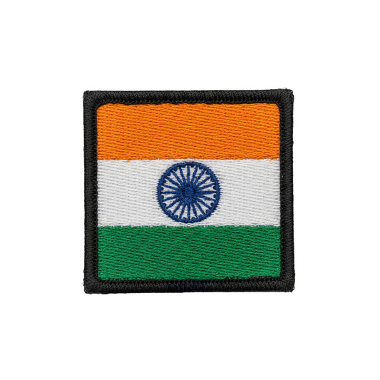 Bharat Flag Patch Square