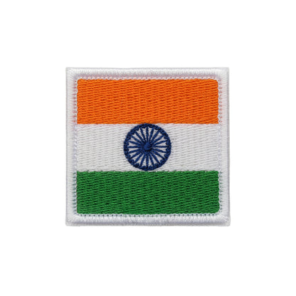 Bharat Flag Patch Square
