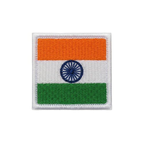 Bharat Flag Patch Square