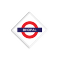 Bhopal Railway Signboard Patch
