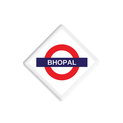 Bhopal Railway Signboard Patch