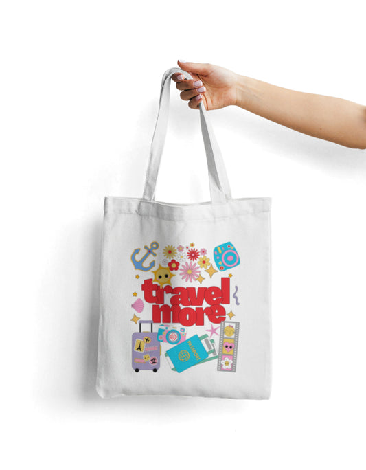 Cute Travel More Tote Bag