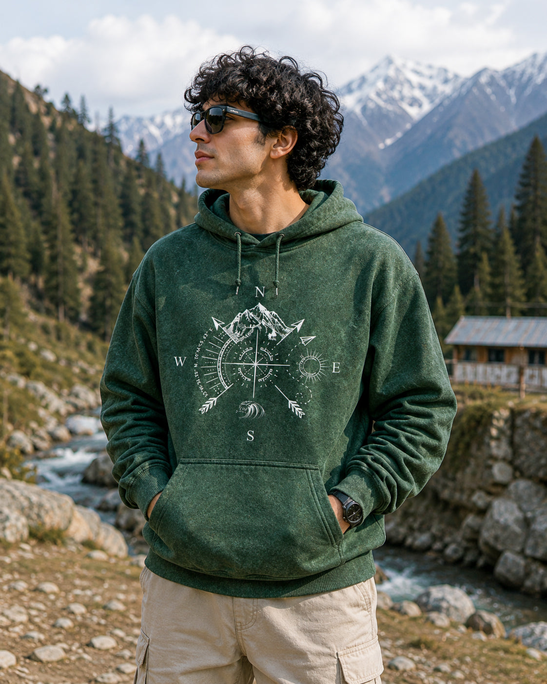 Elemental Pathfinder Acid Wash Hoodie