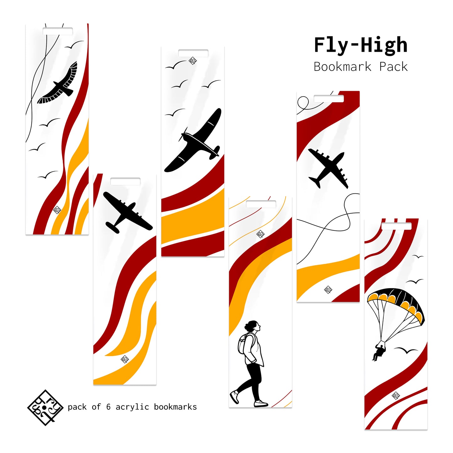Fly-High Bookmarks Pack