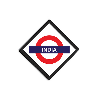 India Railway Signboard Patch
