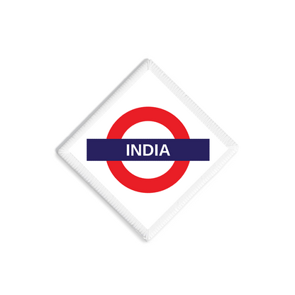 India Railway Signboard Patch
