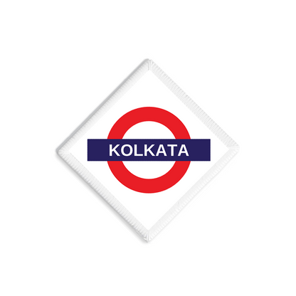 Kolkata Railway Signboard Patch