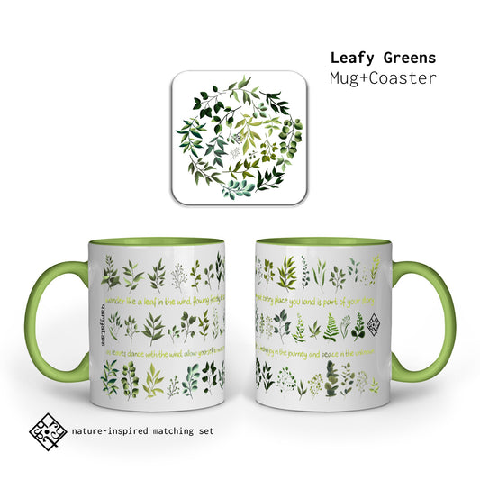 Leafy Greens Mug + Coaster Pack