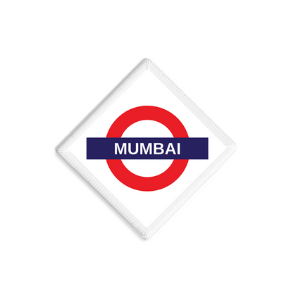 Mumbai Railway Signboard Patch