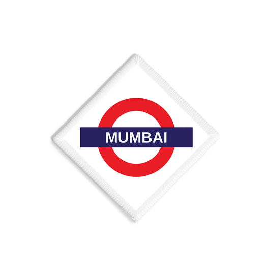 Mumbai Railway Signboard Patch