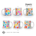 Organic Mugs - Pack of 3