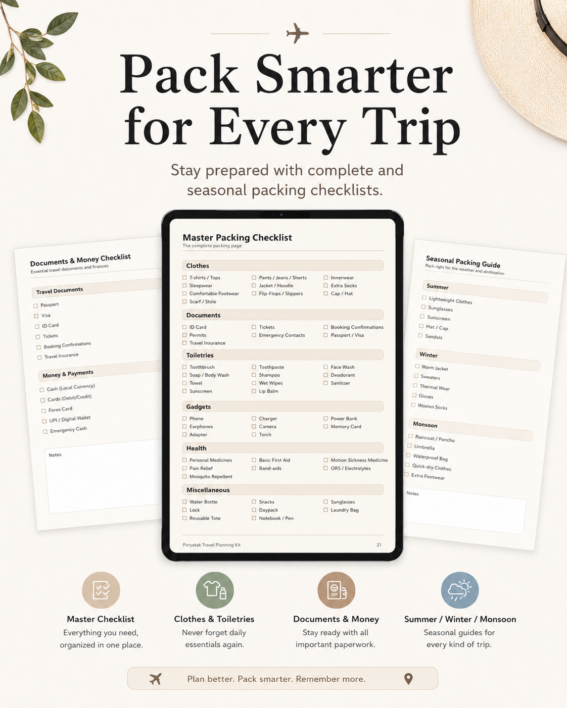 Paryatak Travel Planning Kit