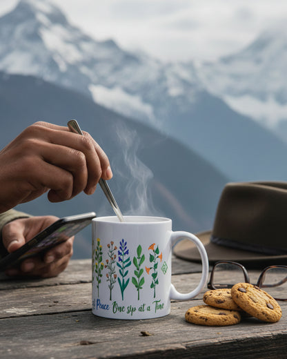 Peaceful Bloomtime Mug