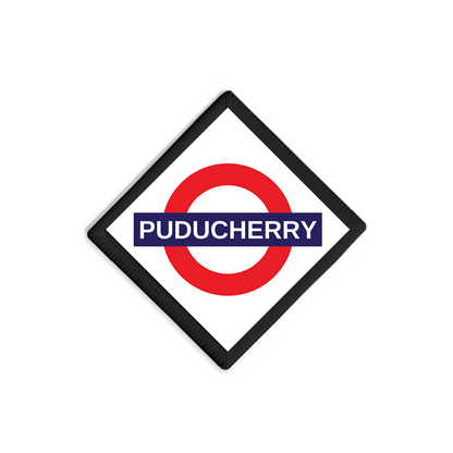 Puducherry Railway Signboard Patch