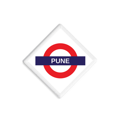 Pune Railway Signboard Patch