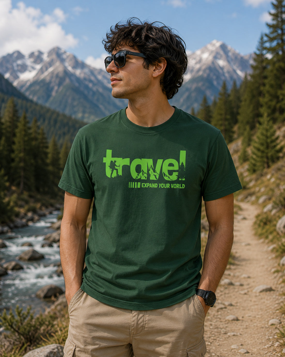 Travel Expand Your World Men's Tshirt
