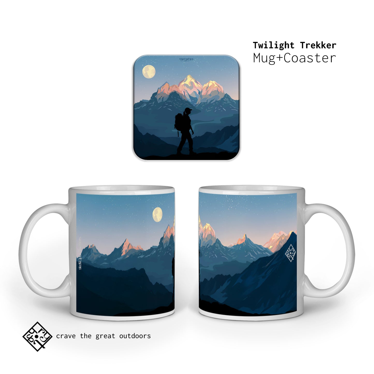 Twilight Trekker Mug + Coaster Pack