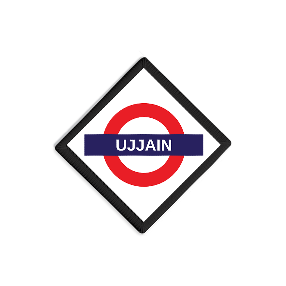 Ujjain Railway Signboard Patch