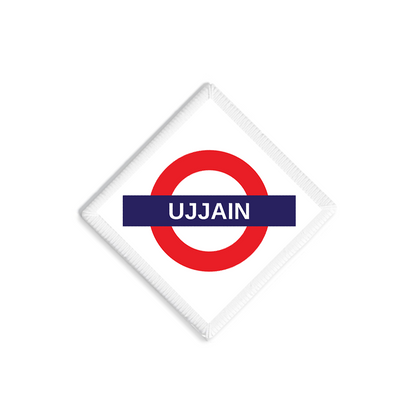 Ujjain Railway Signboard Patch