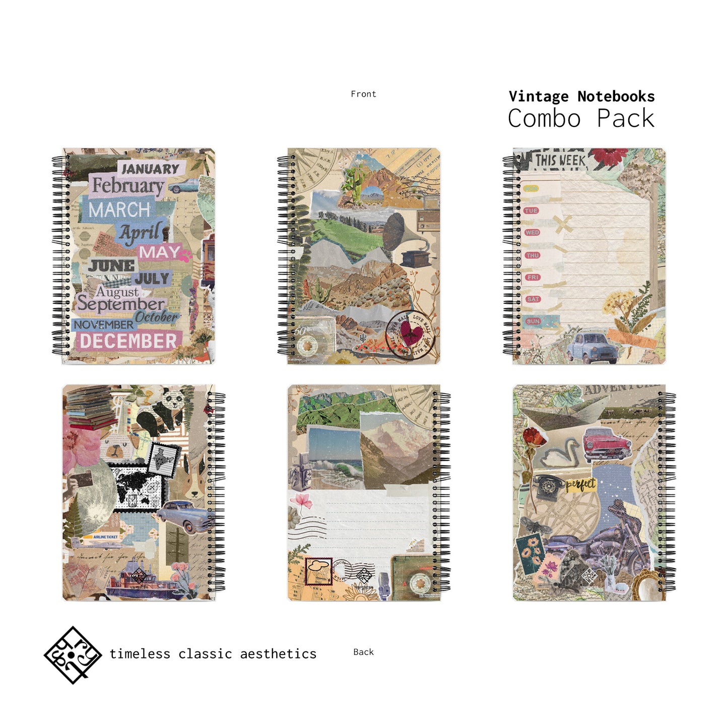 Vintage Notebooks Pack